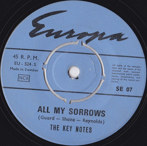 The Key Notes  ~ The Great Snowman / All My Sorrows (Vinyl) - Djungel & Jazz