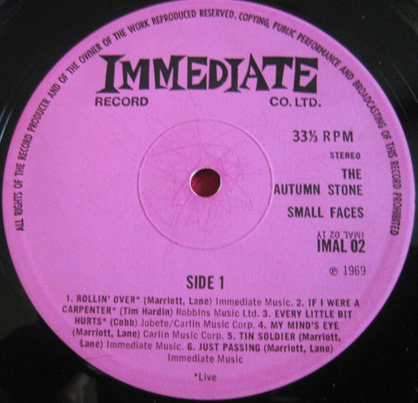 Small Faces : The Autumn Stone (2xLP, Comp)