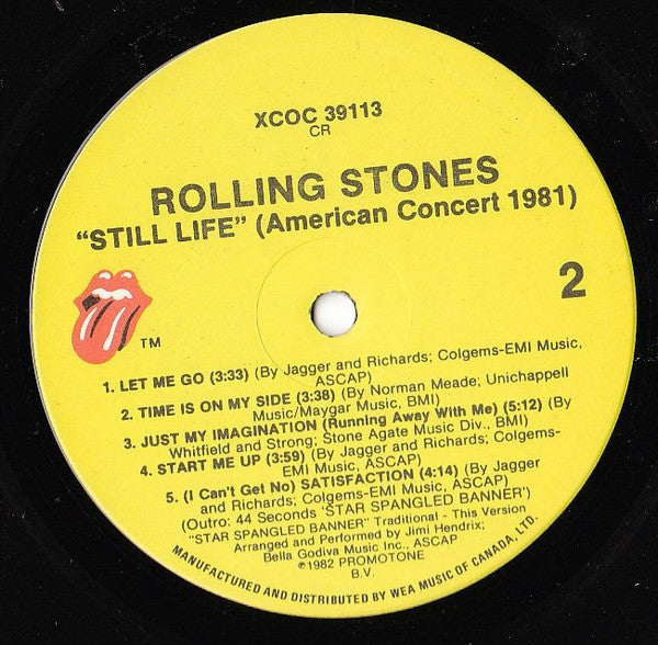 Rolling Stones ~ Still Life (American Concert 1981) (Vinyl) - Djungel & Jazz