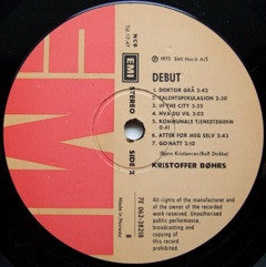 Kristoffer Børs ~ Debut (Vinyl) - Djungel & Jazz