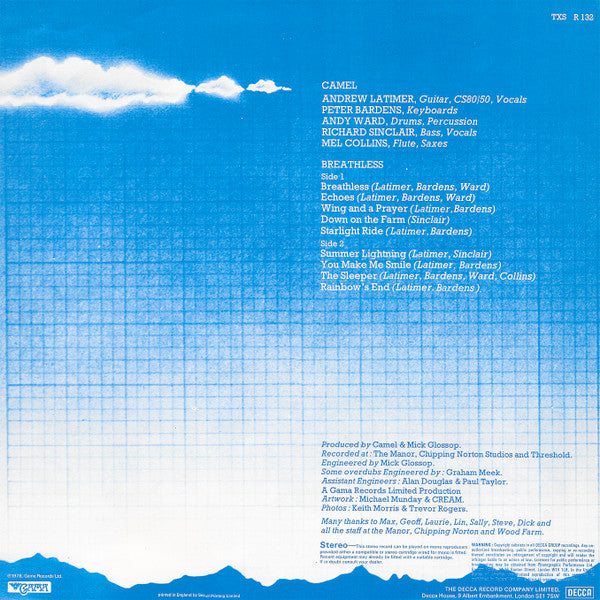 Camel ~ Breathless (Vinyl) - Djungel & Jazz