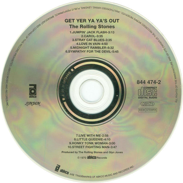 The Rolling Stones ~ Get Yer Ya-Ya's Out! (The Rolling Stones In Concert) (Vinyl) - Djungel & Jazz