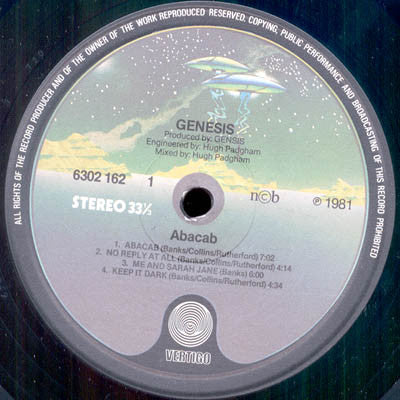 Genesis ~ Abacab (Vinyl) - Djungel & Jazz