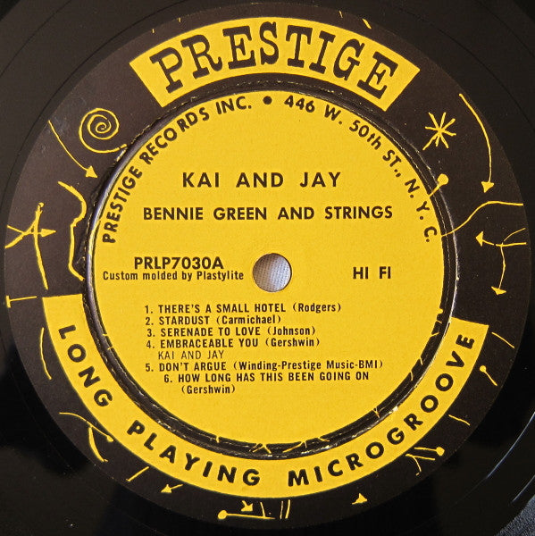 Kai Winding And J.J. Johnson, Bennie Green : Kai And Jay, Bennie Green With Strings (LP, Comp)