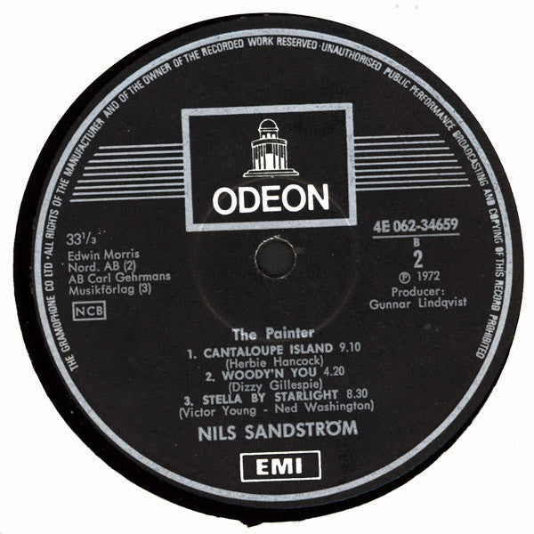 Nils Sandström ~ The Painter (Vinyl) - Djungel & Jazz