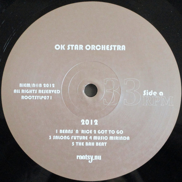 Ok Star Orchestra ~ 2012 (Vinyl) - Djungel & Jazz