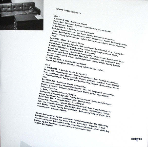 Ok Star Orchestra ~ 2012 (Vinyl) - Djungel & Jazz