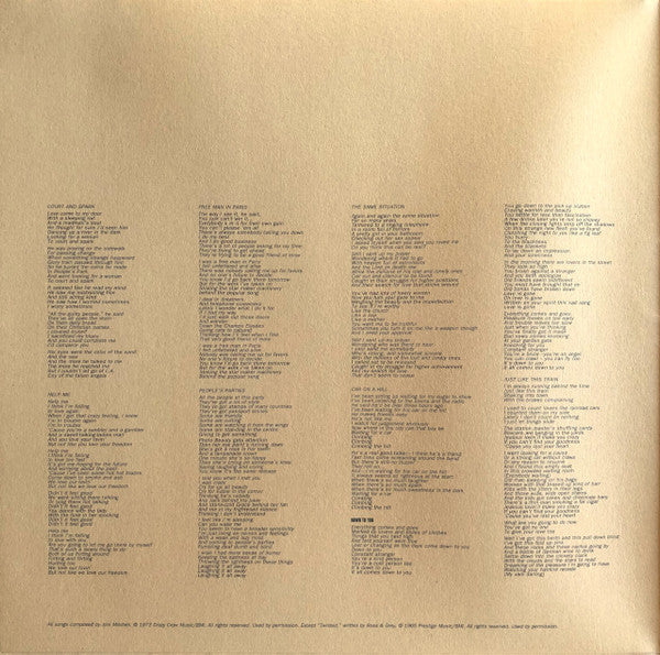 Joni Mitchell ~ Court And Spark (Vinyl) - Djungel & Jazz