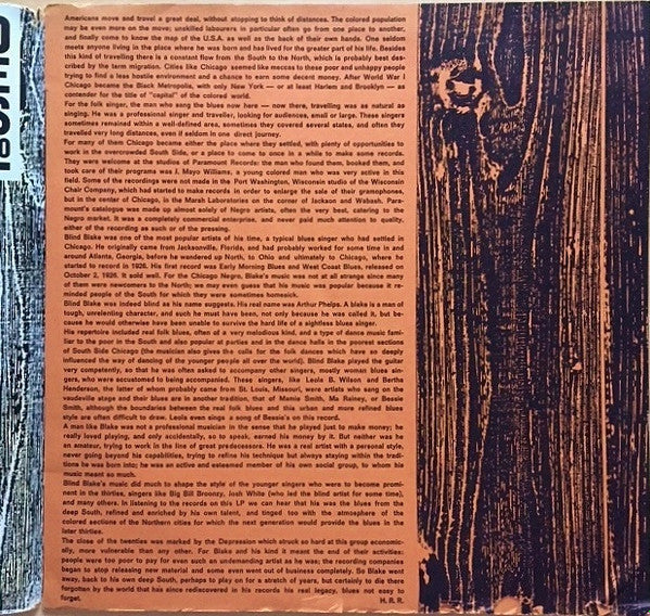 Blind Blake ~ Blues In Chicago (Vinyl) - Djungel & Jazz