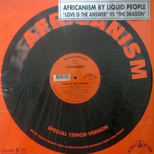 Africanism By Liquid People ~ Love Is The Answer / The Dragon (Vinyl) - Djungel & Jazz