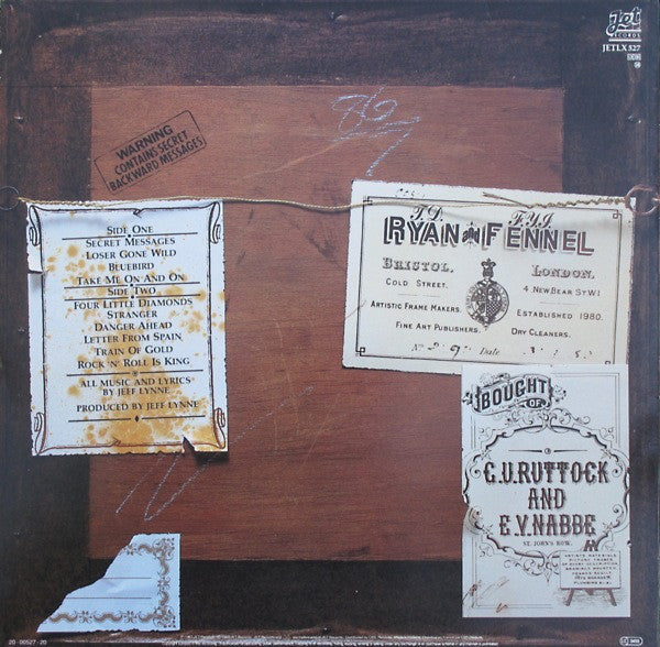 Electric Light Orchestra ~ Secret Messages (Vinyl) - Djungel & Jazz