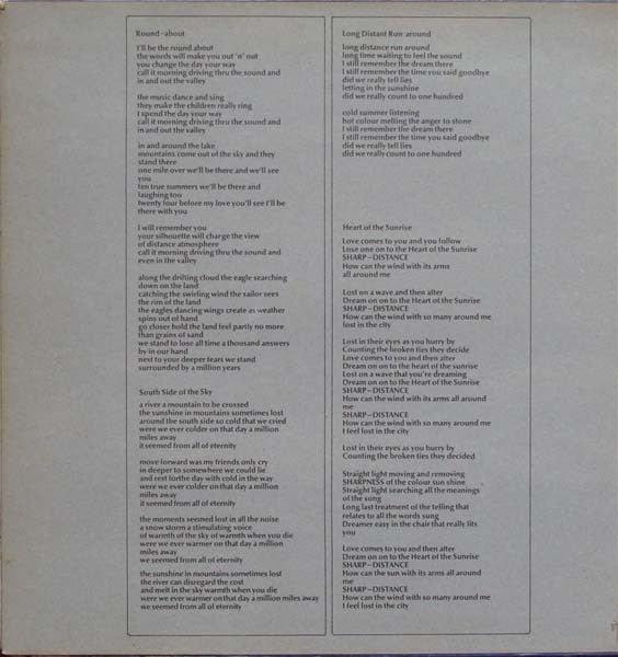 Yes : Fragile (LP, Album)