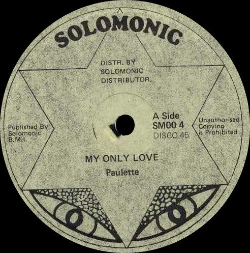 Paulette Walker : My Only Love (12", gre)