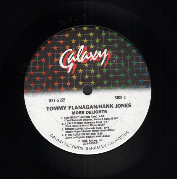 Tommy Flanagan And Hank Jones ~ More Delights (Vinyl) - Djungel & Jazz