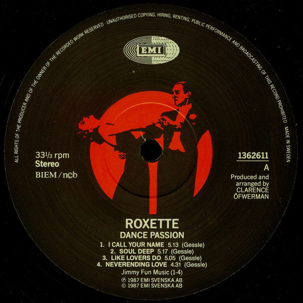 Roxette ~ Dance Passion (The Remix Album) (Vinyl) - Djungel & Jazz