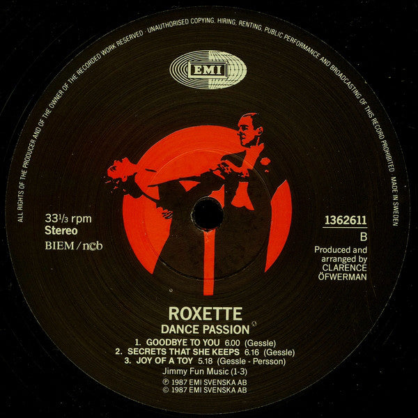 Roxette ~ Dance Passion (The Remix Album) (Vinyl) - Djungel & Jazz