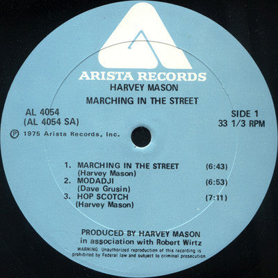 Harvey Mason : Marching In The Street (LP, Album, Pla)