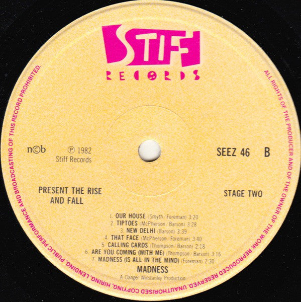 Madness ~ Presents The Rise & Fall (Vinyl) - Djungel & Jazz