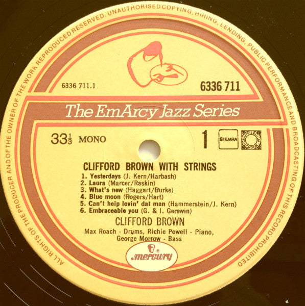 Clifford Brown ~ Clifford Brown With Strings (Vinyl) - Djungel & Jazz