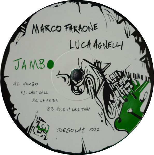 Marco Faraone & Luca Agnelli ~ Jambo (Vinyl) - Djungel & Jazz