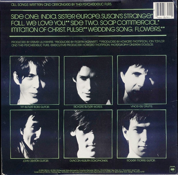 The Psychedelic Furs ~ The Psychedelic Furs (Vinyl) - Djungel & Jazz