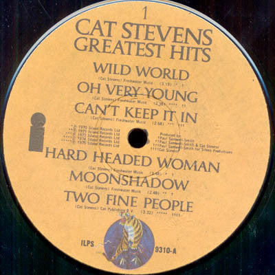 Cat Stevens ~ Greatest Hits (Vinyl) - Djungel & Jazz