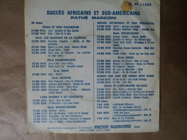 Orchestre Cercul Jazz ~ Pont Sur Le Congo / Brazza Tu Capital (Vinyl) - Djungel & Jazz