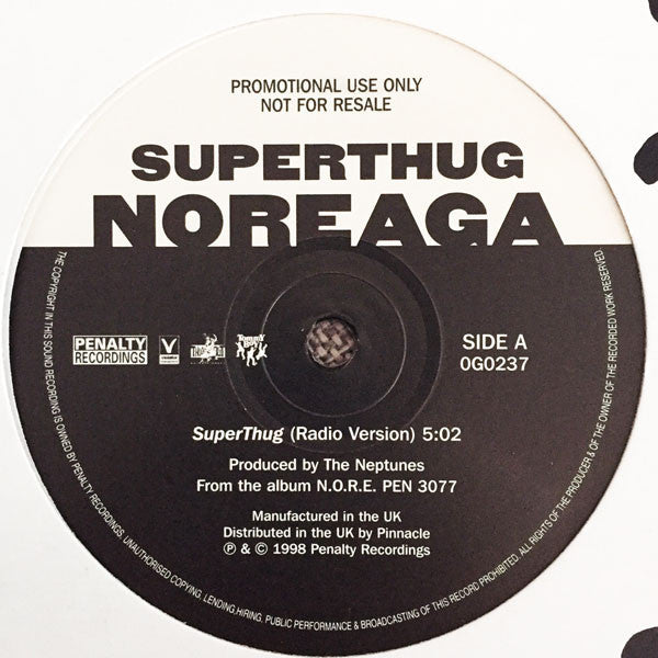 Noreaga : SuperThug (12", Promo)