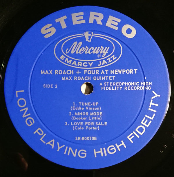 Max Roach Quintet ~ Max Roach + Four At Newport (Vinyl) - Djungel & Jazz