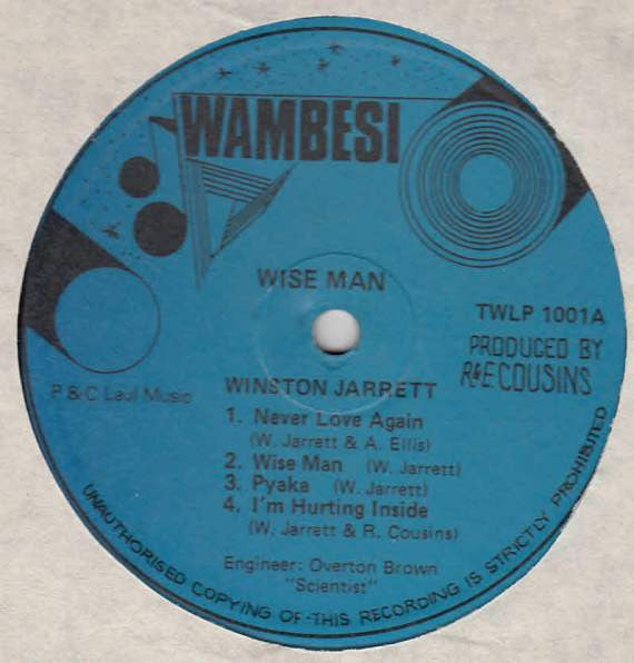 Winston Jarrett : Wise Man (LP, Album)