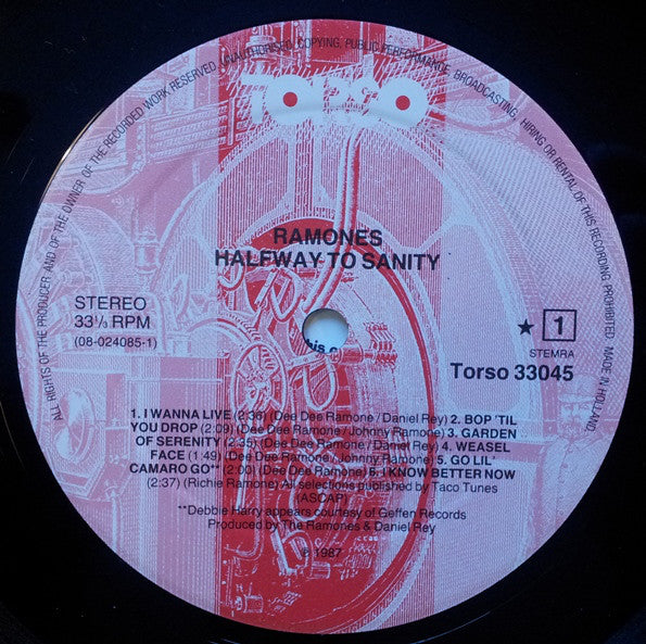 Ramones ~ Halfway To Sanity (Vinyl) - Djungel & Jazz