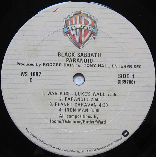 Black Sabbath ~ Paranoid (Vinyl) - Djungel & Jazz
