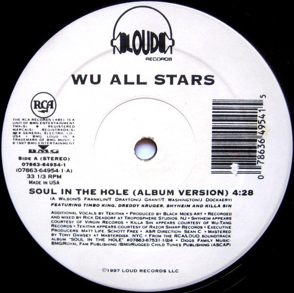 Wu All Stars* : Soul In The Hole (12")