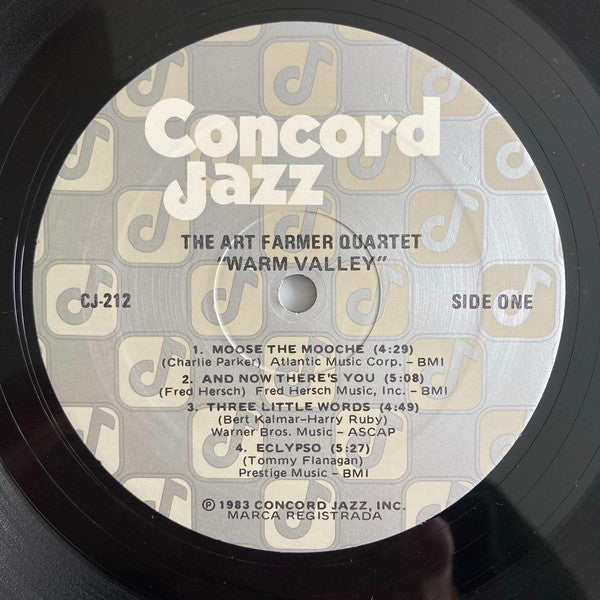 Art Farmer Quartet ~ Warm Valley (Vinyl) - Djungel & Jazz