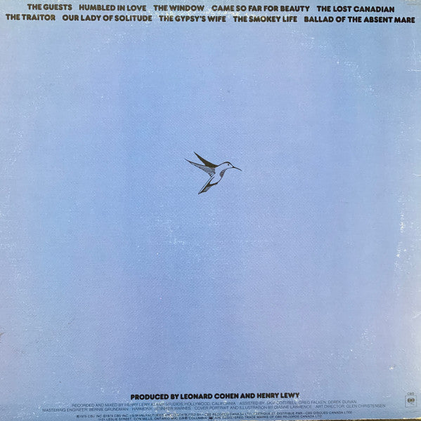 Leonard Cohen ~ Recent Songs (Vinyl) - Djungel & Jazz