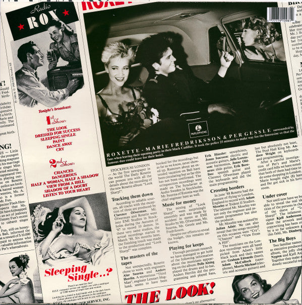 Roxette : Look Sharp! (LP, Album)