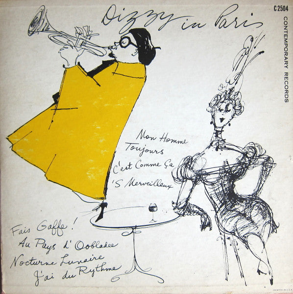 Dizzy Gillespie ~ Dizzy In Paris (Vinyl) - Djungel & Jazz