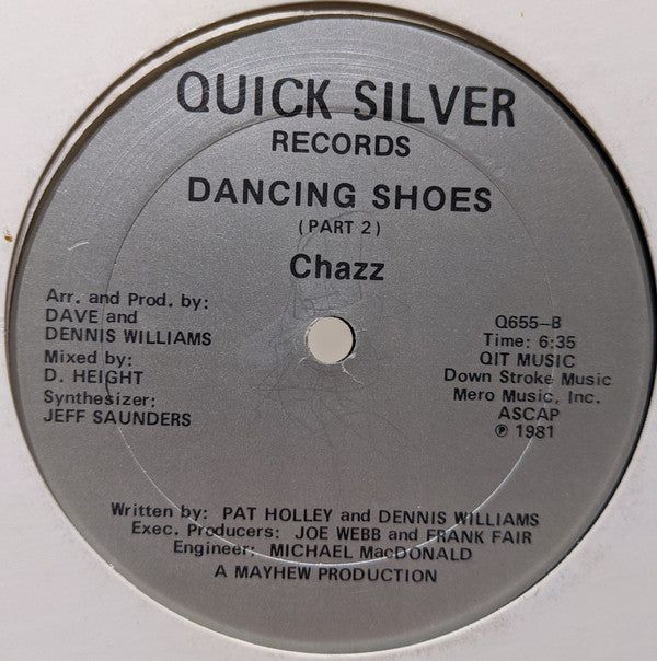 Chazz (2) : Dancing Shoes (12")