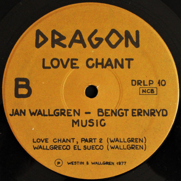 Jan Wallgren, Bengt Ernryd ~ Love Chant (Vinyl) - Djungel & Jazz