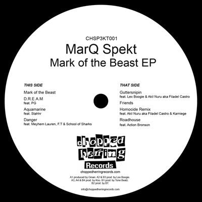 MarQ Spekt* : Mark Of The Beast EP (12", EP, Ltd, Sil)