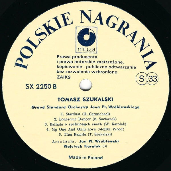 Tomasz Szukalski ~ Tina Kamila (Vinyl) - Djungel & Jazz