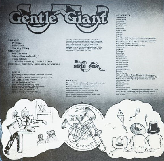 Gentle Giant ~ Three Friends (Vinyl) - Djungel & Jazz