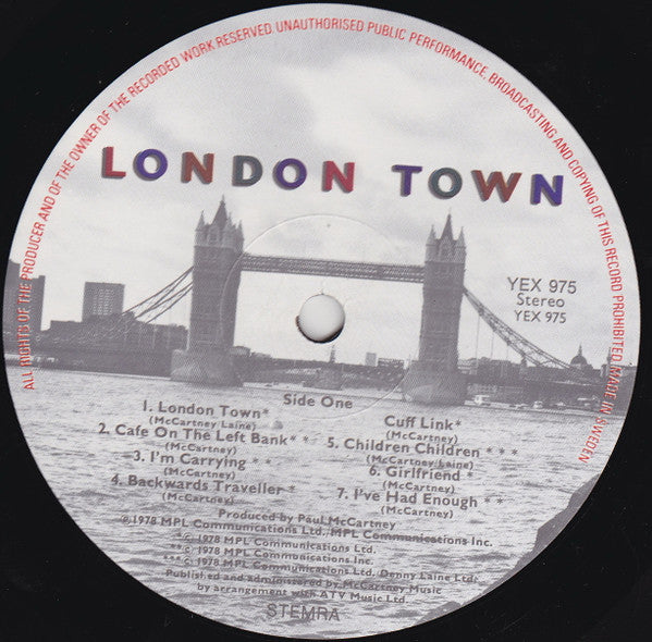 Wings ~ London Town (Vinyl) - Djungel & Jazz