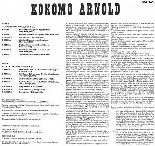 Kokomo Arnold ~ Kokomo Arnold (Vinyl) - Djungel & Jazz