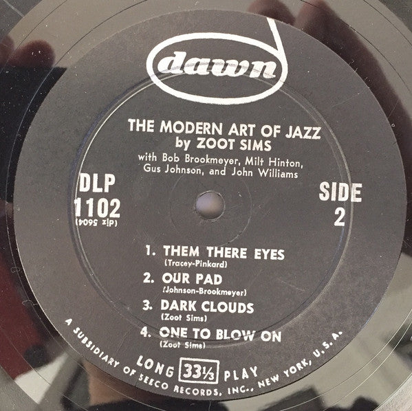 Zoot Sims ~ The Modern Art Of Jazz (Vinyl) - Djungel & Jazz