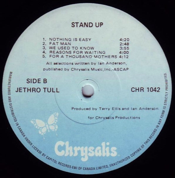 Jethro Tull ~ Stand Up (Vinyl) - Djungel & Jazz