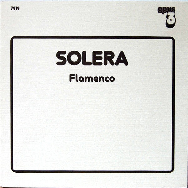Solera (2) : Flamenco (LP, Album, Mono)