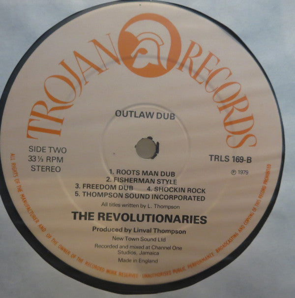 The Revolutionaries : Outlaw Dub (LP, Album, Ora)