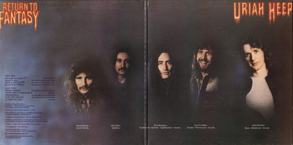 Uriah Heep : Return To Fantasy (LP, Album)
