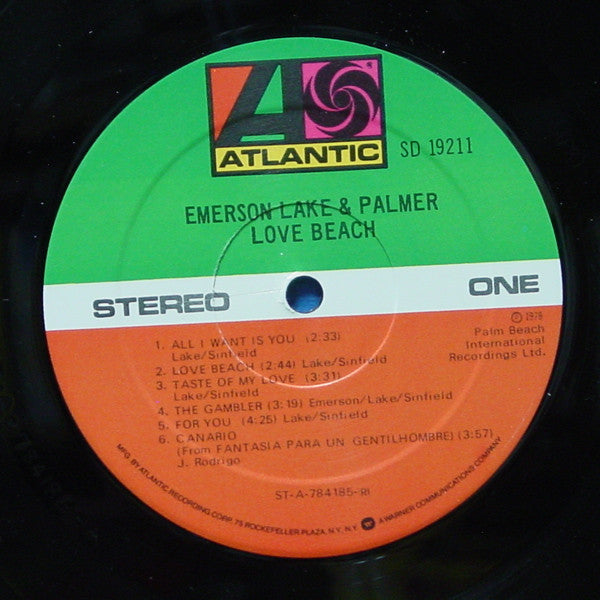 Emerson, Lake & Palmer ~ Love Beach (Vinyl) - Djungel & Jazz